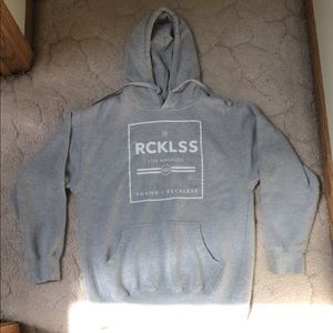Rckless Grey Hoodie
